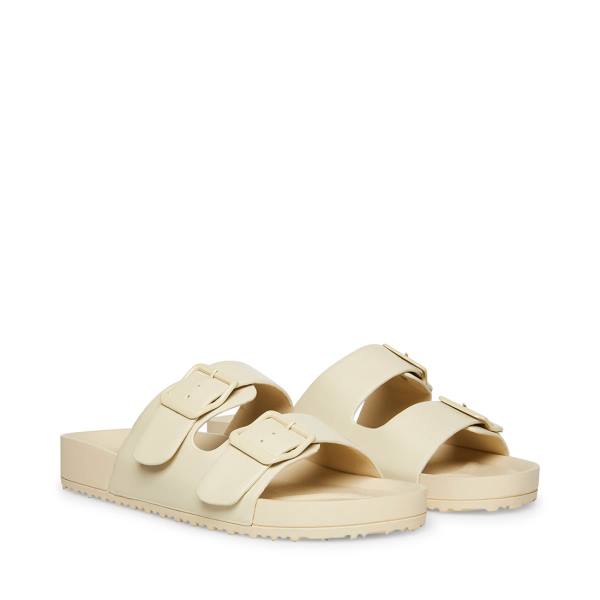 Steve Madden Teddy-t Bone Sandaler Dame Beige | SM-510ZE