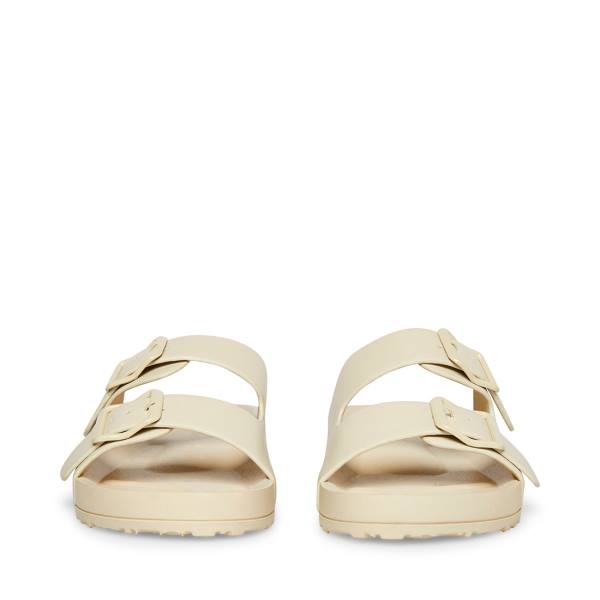 Steve Madden Teddy-t Bone Sandaler Dame Beige | SM-510ZE