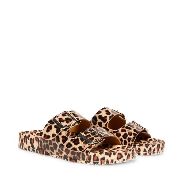 Steve Madden Teddy-t Leopard Sandaler Dame Leopard | SM-938DE