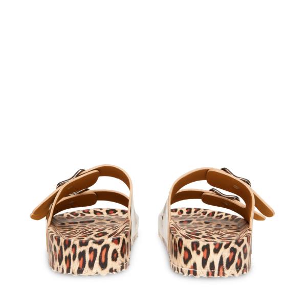 Steve Madden Teddy-t Leopard Sandaler Dame Leopard | SM-938DE