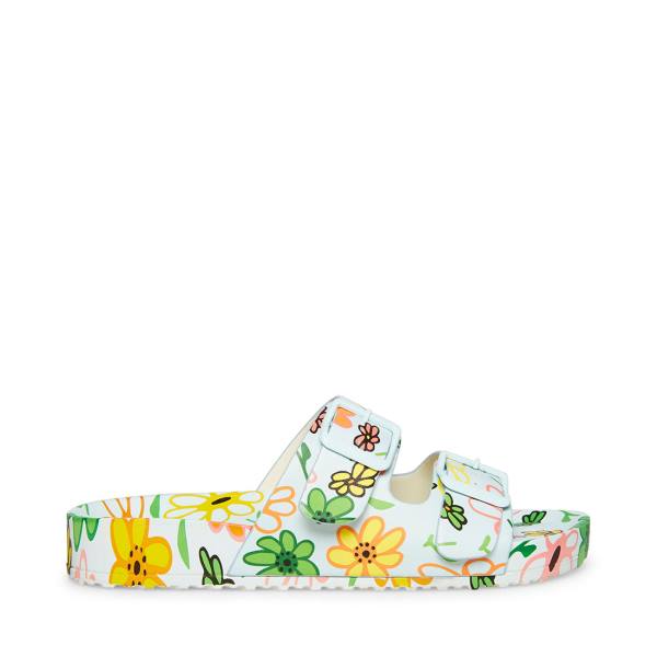 Steve Madden Teddy-t Sandaler Dame Blomster | SM-754AM