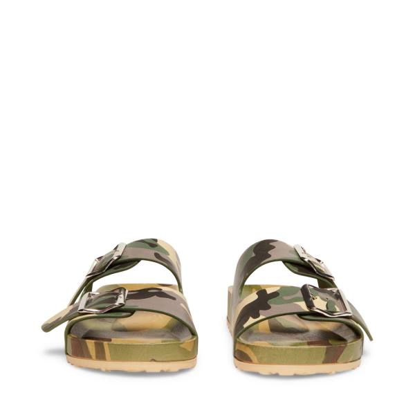 Steve Madden Teddy-t Sandaler Dame Camouflage | SM-895WB