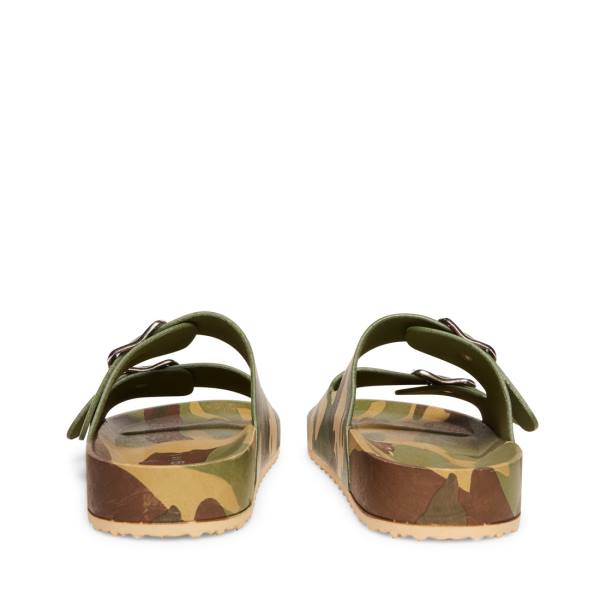 Steve Madden Teddy-t Sandaler Dame Camouflage | SM-895WB