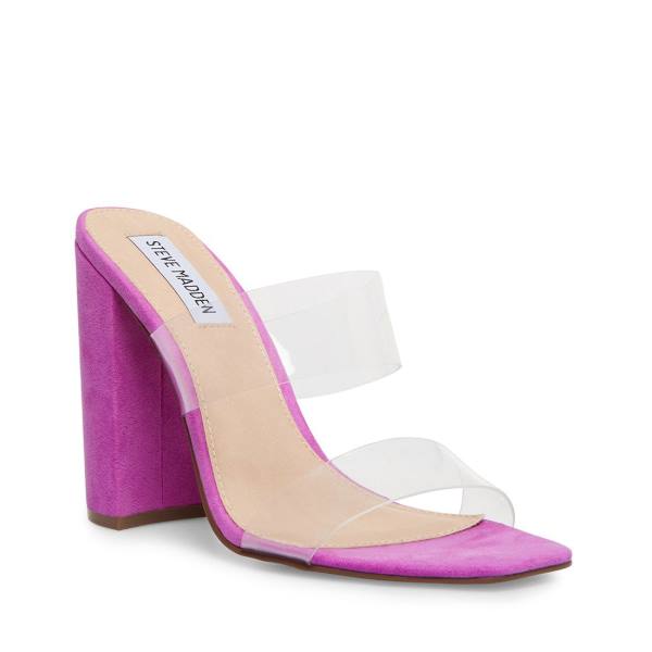 Steve Madden Tegan Heel Høye Hæler Dame Lilla | SM-431NU