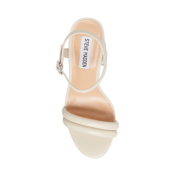 Steve Madden Tille Bone Heel Høye Hæler Dame Beige | SM-748PK