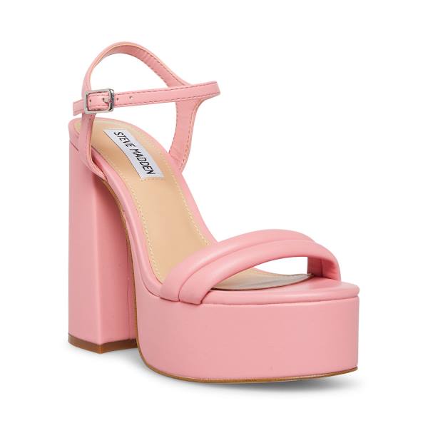 Steve Madden Tille Heel Høye Hæler Dame Rosa | SM-451MB