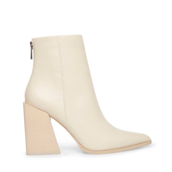 Steve Madden Tish Bone Lær Ankelstøvletter Dame Beige | SM-312YC