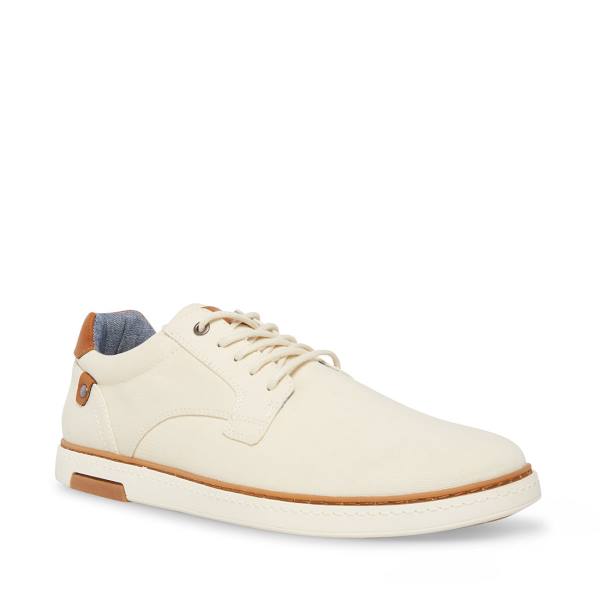 Steve Madden Tom Off-white Joggesko Herre Hvite | SM-054SV