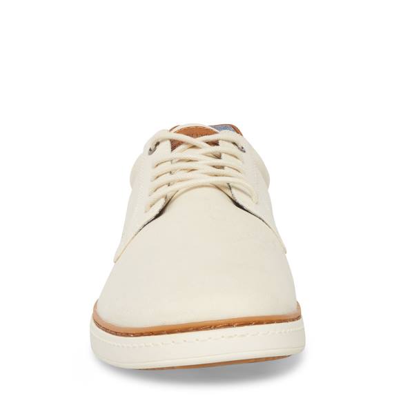 Steve Madden Tom Off-white Joggesko Herre Hvite | SM-054SV