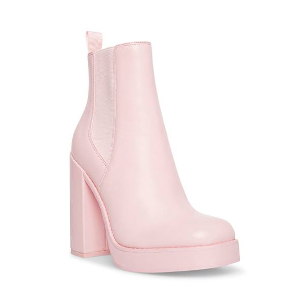 Steve Madden Triple Lær Ankelstøvletter Dame Rosa | SM-478BJ