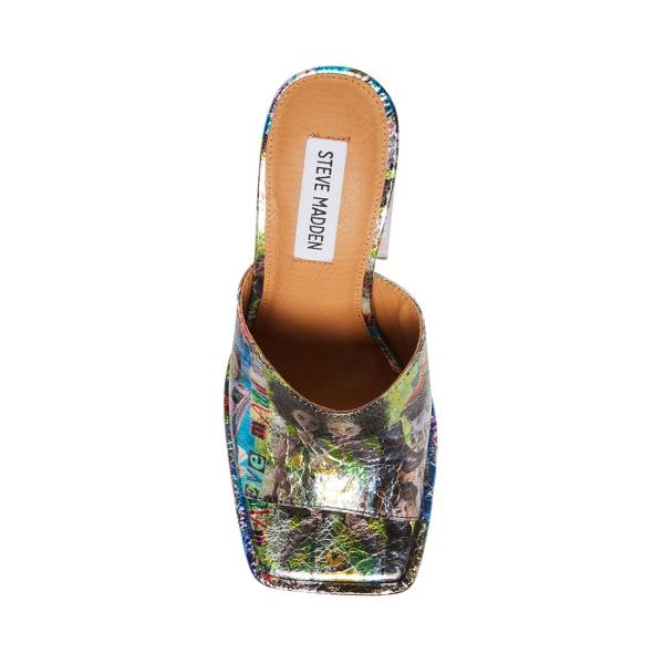 Steve Madden Trixie Heel Høye Hæler Dame Multicolor | SM-807DH