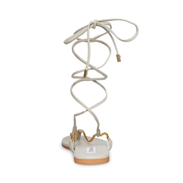 Steve Madden Tyra Bone Sandaler Dame Beige | SM-953GH