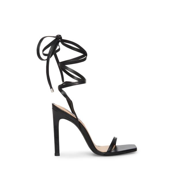 Steve Madden Uplift Lær Heel Høye Hæler Dame Svarte | SM-329UB