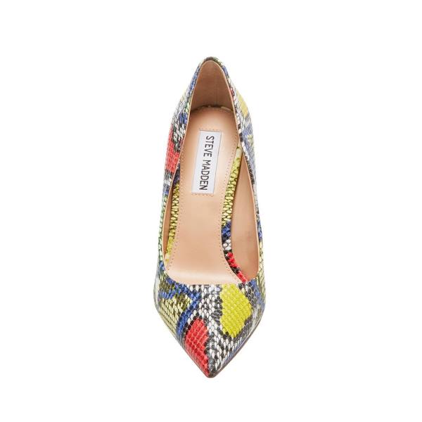 Steve Madden Vala Bright Snake Heel Høye Hæler Dame Lyse Multicolor | SM-365EX