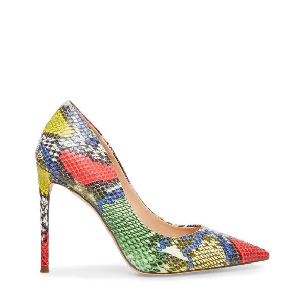 Steve Madden Vala Bright Snake Heel Høye Hæler Dame Lyse Multicolor | SM-365EX