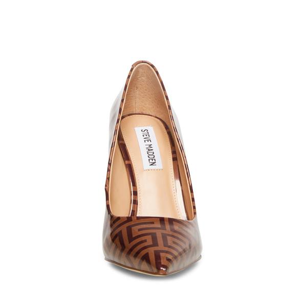 Steve Madden Vala Camel Heel Høye Hæler Dame Brune | SM-920JC