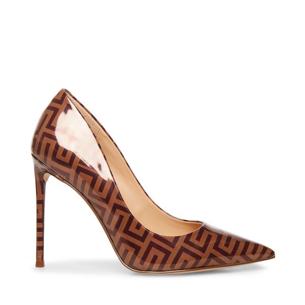 Steve Madden Vala Camel Heel Høye Hæler Dame Brune | SM-920JC