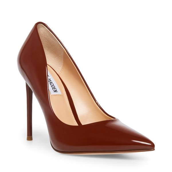 Steve Madden Vala Cognac Heel Høye Hæler Dame Mørke Brune | SM-126WU