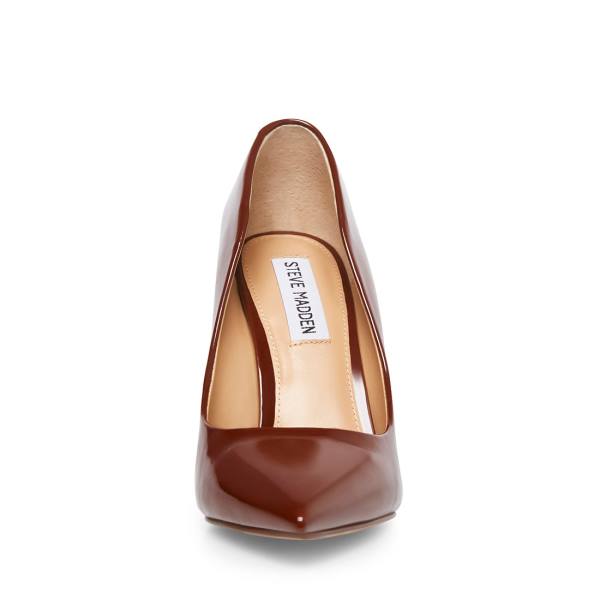 Steve Madden Vala Cognac Heel Høye Hæler Dame Mørke Brune | SM-126WU