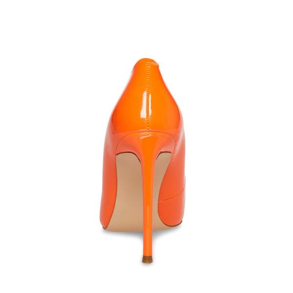 Steve Madden Vala Patent Heel Høye Hæler Dame Oransje | SM-821WF