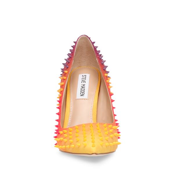 Steve Madden Vala-s Heel Høye Hæler Dame Oransje Multicolor | SM-560MD