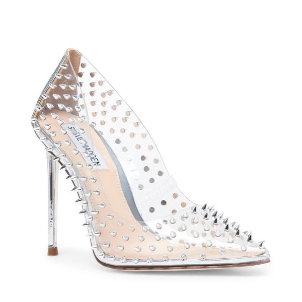 Steve Madden Vala-s Heel Høye Hæler Dame Clear | SM-579LQ