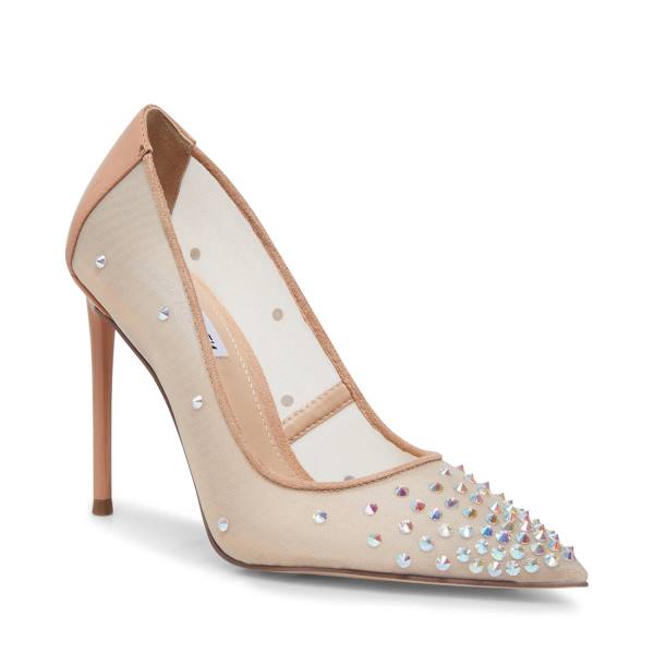 Steve Madden Valan Tan Heel Høye Hæler Dame Beige Multicolor | SM-690OE