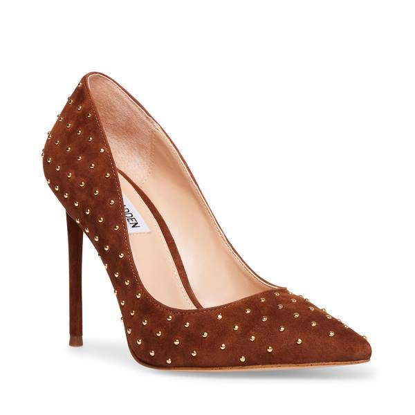 Steve Madden Valarie Cognac Heel Høye Hæler Dame Brune | SM-849LO