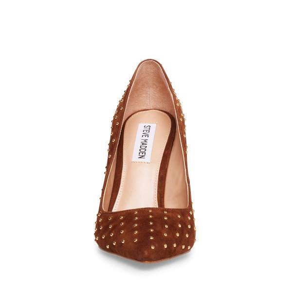 Steve Madden Valarie Cognac Heel Høye Hæler Dame Brune | SM-849LO