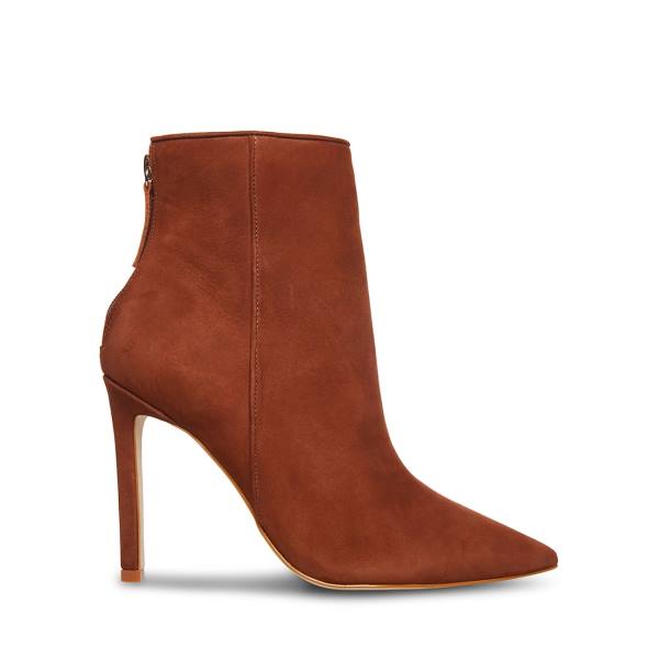 Steve Madden Vangle Nubuck Ankelstøvletter Dame Brune | SM-728XQ