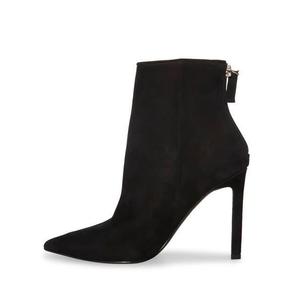 Steve Madden Vangle Nubuck Ankelstøvletter Dame Svarte | SM-784LA