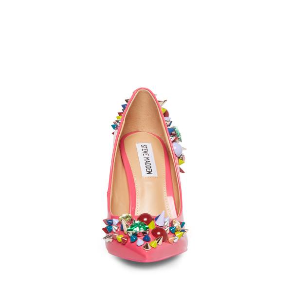 Steve Madden Veronicka Heel Høye Hæler Dame Rosa Multicolor | SM-120WP