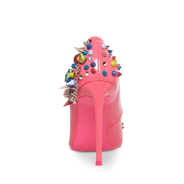 Steve Madden Veronicka Heel Høye Hæler Dame Rosa Multicolor | SM-120WP