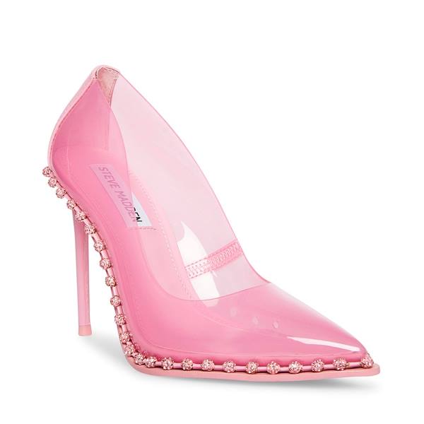 Steve Madden Vyper Dusty Heel Høye Hæler Dame Rosa | SM-124IO