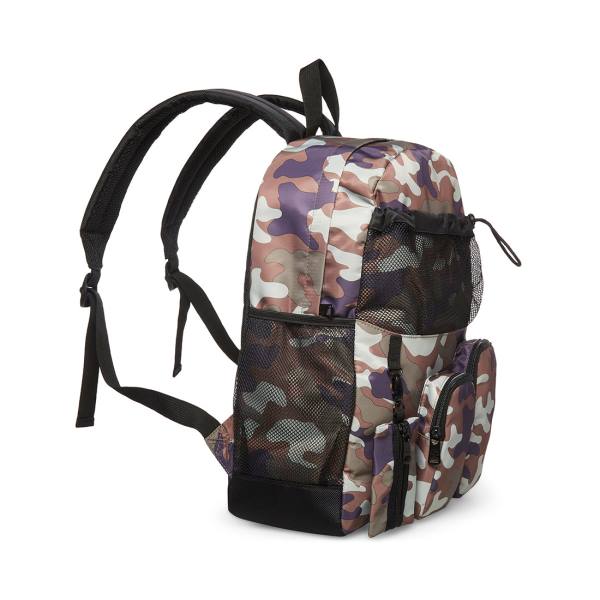 Steve Madden With Clipp-off Pouch Camo Ryggsekk Dame Svarte | SM-045AW