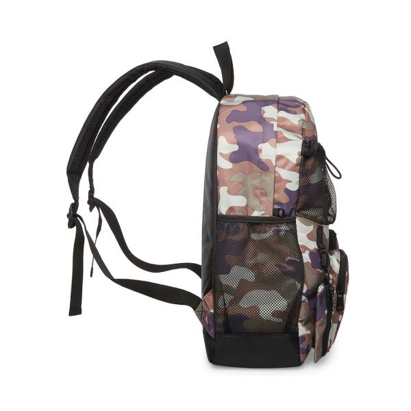 Steve Madden With Clipp-off Pouch Camo Ryggsekk Dame Svarte | SM-045AW