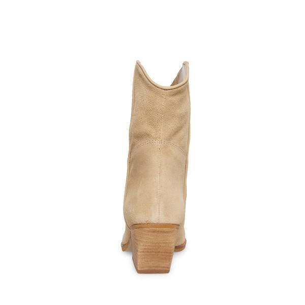 Steve Madden Wolfer Tan Semsket Skinn Ankelstøvletter Dame Brune | SM-705HW