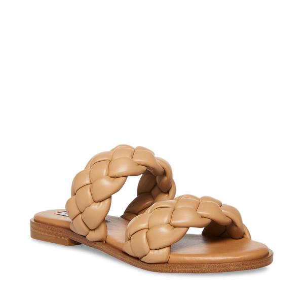 Steve Madden Zeren Tan Sandaler Dame Brune | SM-408AE