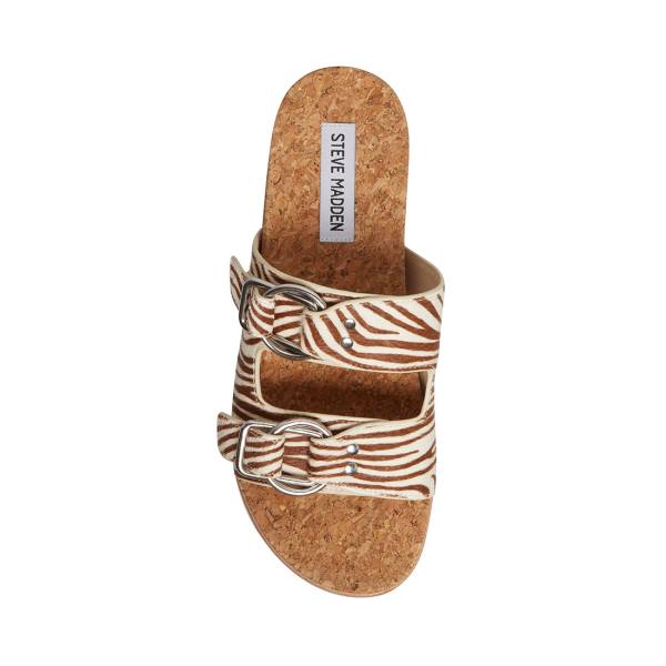 Steve Madden Zeya Sandaler Dame Tiger | SM-134KP