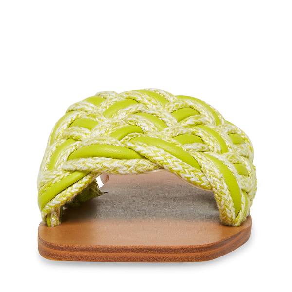 Steve Madden Zorya Lime Sandaler Dame Lyse Grønn | SM-798EQ