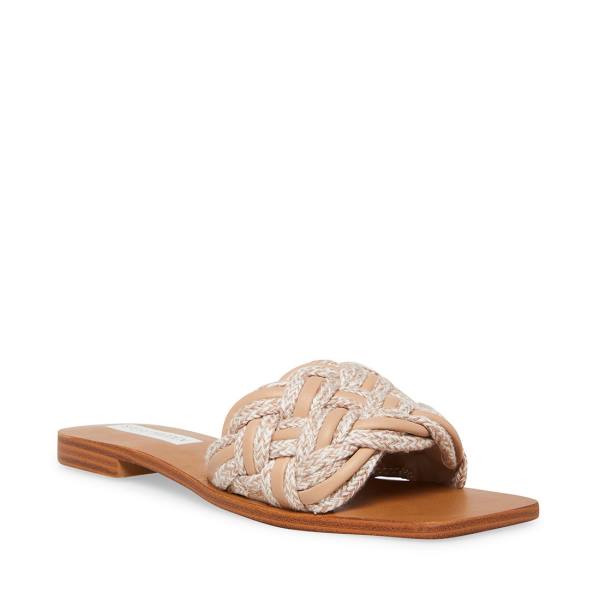 Steve Madden Zorya Natural Sandaler Dame Beige | SM-972SW