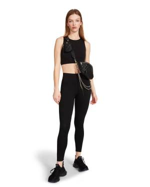 Steve Madden Active Leggings Dame Svarte | SM-714IM