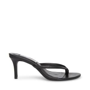 Steve Madden Addyson Lær Heel Høye Hæler Dame Svarte | SM-605LY