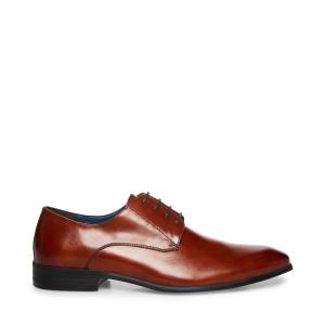 Steve Madden Beaux Cognac Lær Pensko Herre Brune | SM-230VD