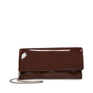 Steve Madden Bsublime Patent Crossbody Veske Dame Brune | SM-268NK