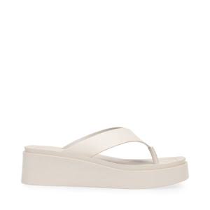 Steve Madden Carlene Bone Sandaler Dame Beige | SM-496NL