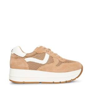 Steve Madden Carlton Sand Joggesko Dame Brune | SM-392KS