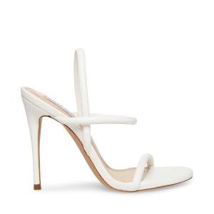 Steve Madden Carolena Heel Høye Hæler Dame Hvite | SM-601YO