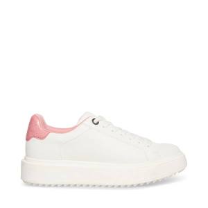 Steve Madden Catcher Joggesko Dame Rosa Hvite | SM-810VW