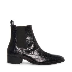 Steve Madden Dex-c Crocodile Støvler Herre Svarte | SM-914GD